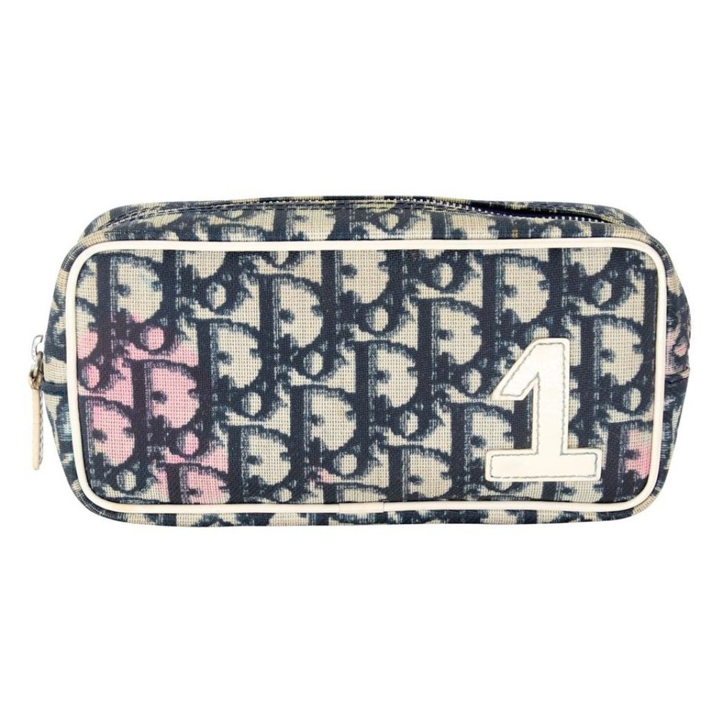 Dior Monogram Oblique Canvas Make Up Cosmetic Wallet CD-0621N-0002